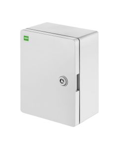 Obudowa INDUSTRIAL SR4 2760-00, 280x210x130mm, z ABS, IP65, z płytą, drzwi pełne, zamknięcie 1-pkt