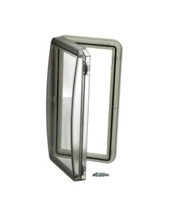 Okienko inspekcyjne L 12 II, 248x128x53mm, dla 12 mod. DIN, poliwęglan, IP65, IK08, przyciemniane