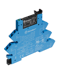 Przekaźnik interfejsowy 38.61.0.024.0060, 1P 6A, ster. 24V AC/DC, styki AgNi, zaciski sprężynowe