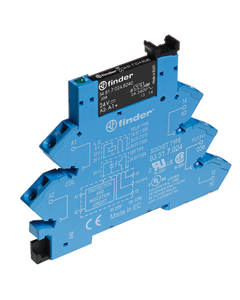 Przekaźnik interfejsowy 38.91.7.024.9024, 1Z 6A, ster. 24V DC, SSR wyjście 24V DC, zaciski sprężynowe