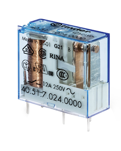 Przekaźnik 40.51.9.012.0000, 1P 10A, cewka 12V DC, styki AgNi