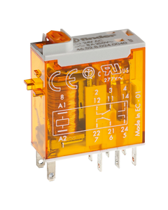 Przekaźnik 46.52.8.048.0040, 2P 8A, cewka 48V AC, styki AgNi