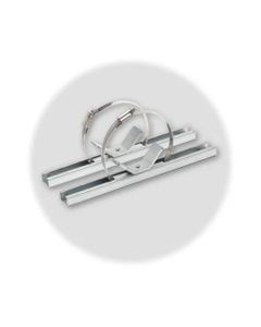 Zestaw do montażu na słupie PMK NEO 20, stal nierdzewna, do szafek NEO 320x220x150
