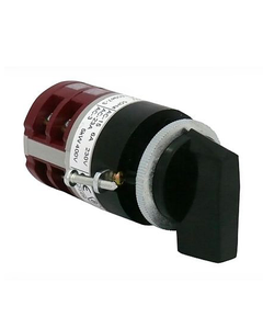 Łącznik krzywkowy 4G10-10-U S11, 10A, 3-fazowy, 2-położ. (0-1), tablicowy, czarne pokrętło, montaż fi 22,5mm