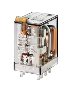Przekaźnik 55.32.8.230.0020, 2P 10A, cewka 230V AC, styki AgNi, wskaźnik zadziałania