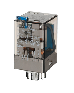 Przekaźnik 60.13.8.048.0040, 3P 10A, cewka 48V AC, styki AgNi, wskaźnik zadziałania, przycisk testu