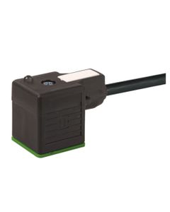 Złącze zaworowe z przewodem MSUD typ A 18 mm, 2+PE, LED + dioda Zenera, 110V AC/DC, kabel 5m PUR, Murr 7000-18041-636050...