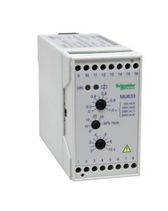 Przekaźnik pomiarowy MU 633, 230V AC, 2P 5A, nad- i podnapięciowy