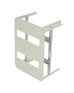 Rama z szynami i maskownicą DRS ARCA 403021, 2 rzędy x 11 mod., do szafek ARCA 400x300x210