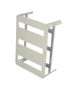 Rama z szynami i maskownicą DRS ARCA 504021, 3 rzędy x 16 mod., do szafek ARCA 500x400x210