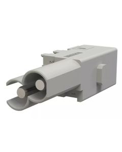 Han-Modular, moduł Han Domino CC Cube, męski, 2-pin, 40A 500V, zaciski Push-in, 1.5-6 mm2, mała zatyczka (Han-Mod_M_CC_2...