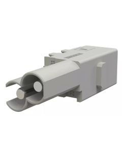 Han-Modular, moduł Han Domino CC Cube, męski, 2-pin, 40A 500V, zaciski Push-in, 1.5-6 mm2, duża zatyczka (Han-Mod_M_CC_2...