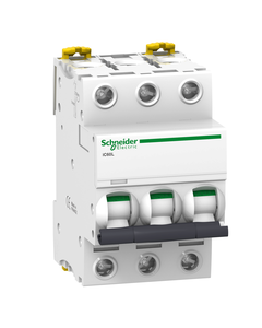 Wyłącznik nadprądowy iC60L-B32A-3P, 3P char. B 32A, 15kA AC
