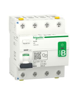 Wyłącznik rożnicowoprądowy iID-80-4-300-B-SI, 4PP 80A, 300mA, typ B-SI (zabezpieczenie falowników, dźwigów)