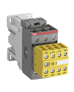 Stycznik bezpieczeństwa AFS30Z-30-22-30 sterowany z PLC, 3P, 32A w AC3, 15kW, cewka 24V DC, styki pom. 2NO+2NC