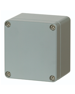 Obudowa aluminiowa ALN 080806, 82x77x57, bez płyty, IP67, pokrywa skręcana