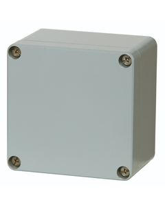 Obudowa aluminiowa ALN 121208, 125x124x81, bez płyty, IP67, pokrywa skręcana