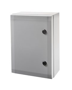 Obudowa ARCA 403015, 400x300x150mm, poliwęglan, IP66, z płytą, drzwi pełne, zamknięcie 2-pkt