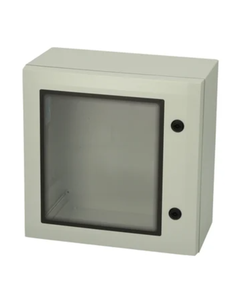 Obudowa ARCA 404021W, 400x400x210mm, poliwęglan, IP66, z płytą, drzwi transparentne, zamknięcie 2-pkt