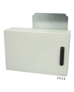 Obudowa ARCA 608030S, 600x800x300mm, poliwęglan, IP66, z płytą, drzwi pełne, z klamką