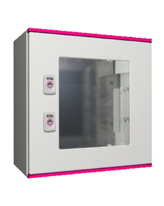 Obudowa Kompakt AX 1448.000, 400x400x200 (WxSxG), z poliestru, IP66, drzwi transparentne, z płytą montażową