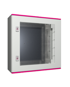 Obudowa Kompakt AX 1467.000, 600x600x200 (WxSxG), z poliestru, IP66, drzwi transparentne, z płytą montażową