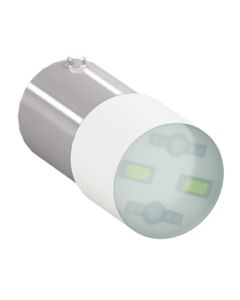 Dioda LED BA9S6LEDB, 6V AC/DC, BA9s, biała