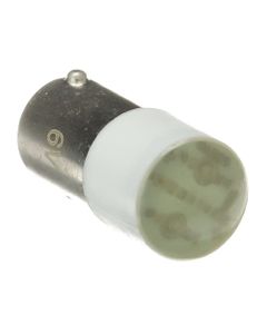 Dioda LED BA9S6LEDG, 6V AC/DC, BA9s, żółta