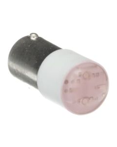 Dioda LED BA9S6LEDR, 6V AC/DC, BA9s, czerwona