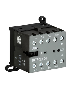 Stycznik BC7-30-01, 3bieg-3NO, 12A w AC3, 5.5kW, cewka 24V DC, styki pom. 1NC