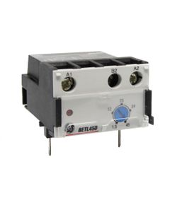Moduł czasowy elektroniczny BETL45D, opóźnione wyłączenia 1.5s...45s, 24-250V AC/DC montaż czołowy do styczników CL00…CL...