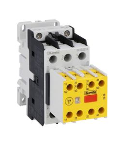 Stycznik bezpieczeństwa BFS3222A024, 3P, 32A w AC3, 16kW, cewka 24V AC 50/60Hz, styki pom. 2NO+2NC