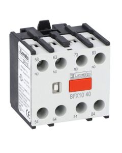 Styk pomocniczy BFX1040, 4NO, montaż czołowy, do styczników BF00, BF09...BF150