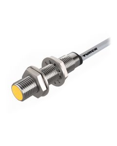 Czujnik indukcyjny BI4-M12-VN6X, M12 Sn-4mm, 10-30V DC, NPN NO/NC, czoło wbudowane, 4-przew. kabel 2m, mosiądz chrom. L5...