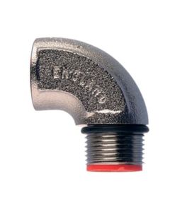 Adaptasteel SB -złącze kątowe B/PG16/90, 90°  gwint męski PG16, gwint żeński M20