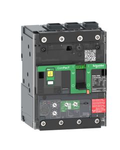 Wyłącznik ComPacT NSXm 25kA Vigi 100D 3P EverLink, 3P 100A, zab. Micrologic Vigi 4.1, wbud. zab. różnicowoprądowe