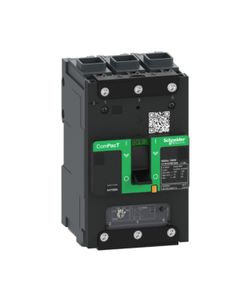 Wyłącznik ComPacT NSXm 36kA TM100D 3P EverLink, 3P 100A, zab. TMD, 36kA