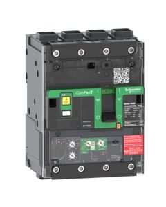 Wyłącznik ComPacT NSXm 25kA Vigi 160D 4P EverLink, 4P 160A, zab. Micrologic Vigi 4.1, wbud. zab. różnicowoprądowe