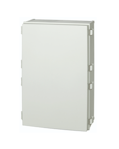 Obudowa CAB PC 604022 G, 600x400x220, poliwęglan, IP65, drzwi pełne, bez płyty, klamry na dłuższym boku