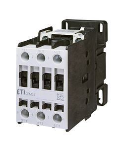 Stycznik CEM25.10-24V-50/60Hz, 3bieg-3NO, 25A w AC3, 11kW, cewka 24V 50/60Hz, styki pom. 1NO