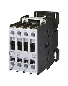 Stycznik CEM9.10-230V-50/60Hz, 3bieg-3NO, 9A w AC3, 4kW, cewka 230V 50/60Hz, styki pom. 1NO