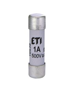 Wkładka topikowa cylindryczna CH10x38 gG 1A/500V, zwłoczna
