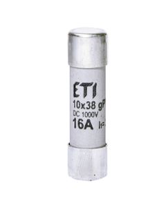 Wkładka topikowa cylindryczna CH10x38 gPV 16A/1000V DC, do fotowoltaiki
