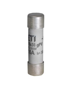 Wkładka topikowa cylindryczna CH10x38 gPV 1A/1000V DC, do fotowoltaiki