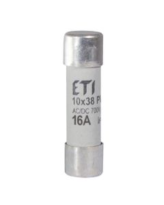 Wkładka topikowa cylindryczna CH10x38 gR 16A/700V AC/DC, ultraszybka