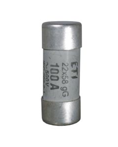 Wkładka topikowa cylindryczna CH22x58 gG 63A/500V, zwłoczna