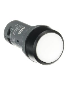 Przycisk kryty CP1-10W-11, biały, 1NO+1NC, monostabilny, kołnierz z tworzywa