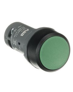 Przycisk kryty CP2-10G-10, zielony, 1NO, bistabilny, kołnierz z tworzywa