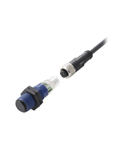 Czujnik optyczny CY-122B-P-Z, odbiciowy, M18, Sn=0.6m, PNP, Dark-ON, 12-24V DC, konektor M12, ob. plastikowa