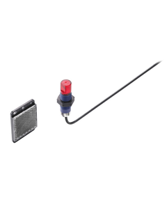 Czujnik optyczny CY-191B-P-Z-Y, refleksyjny, M18, Sn=2m, PNP, Dark-ON, 12-24V DC, konektor M12, ob. plastikowa